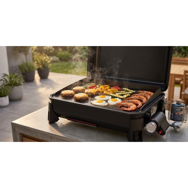 Фото - Гриль газовый Weber планча SLATE GP 43 cm Premium (1501161)
